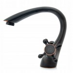 Смеситель для умывальника REA RETRO OLD BLACK